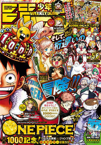 Weekly Shonen JUMP volume 2021 No.5-6 One Piece 1000 With poster NEW - Picture 1 of 4