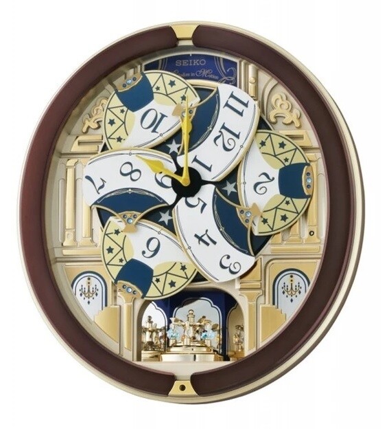 Seiko Musical Marionette Wall Clock QXM356B 4517228829826| eBay