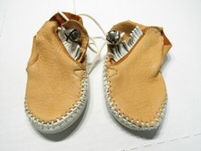 VTG 60's BABY Toddler MOCCASINS TRU-MOC Swivel Action Fit Size 3 PERFECT
