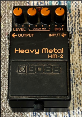 BOSS HM-2 Heavy Metal Guitar Effects Pedal Made in Japan | eBay