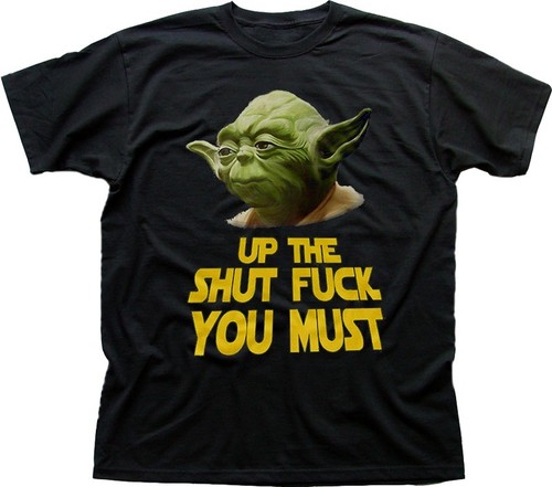 DJ YODA Jedi Master Shut Up funny rude 