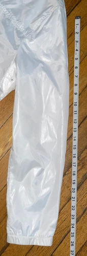NWT Perry Ellis Full Zip Hooded Mens Size XL Jacket White image 6