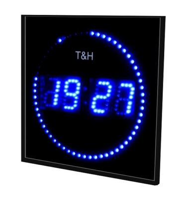 Led Funkuhr Digitale Wanduhr LED Funk Wanduhr Sekunden wie