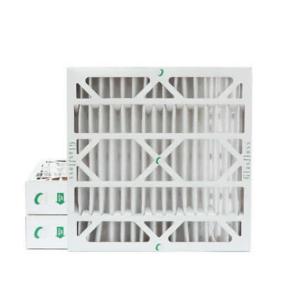 Glasfloss ZL 20x20x4 MERV 10 (FPR 7) Pleated Furnace Air Filters. 3 Pack