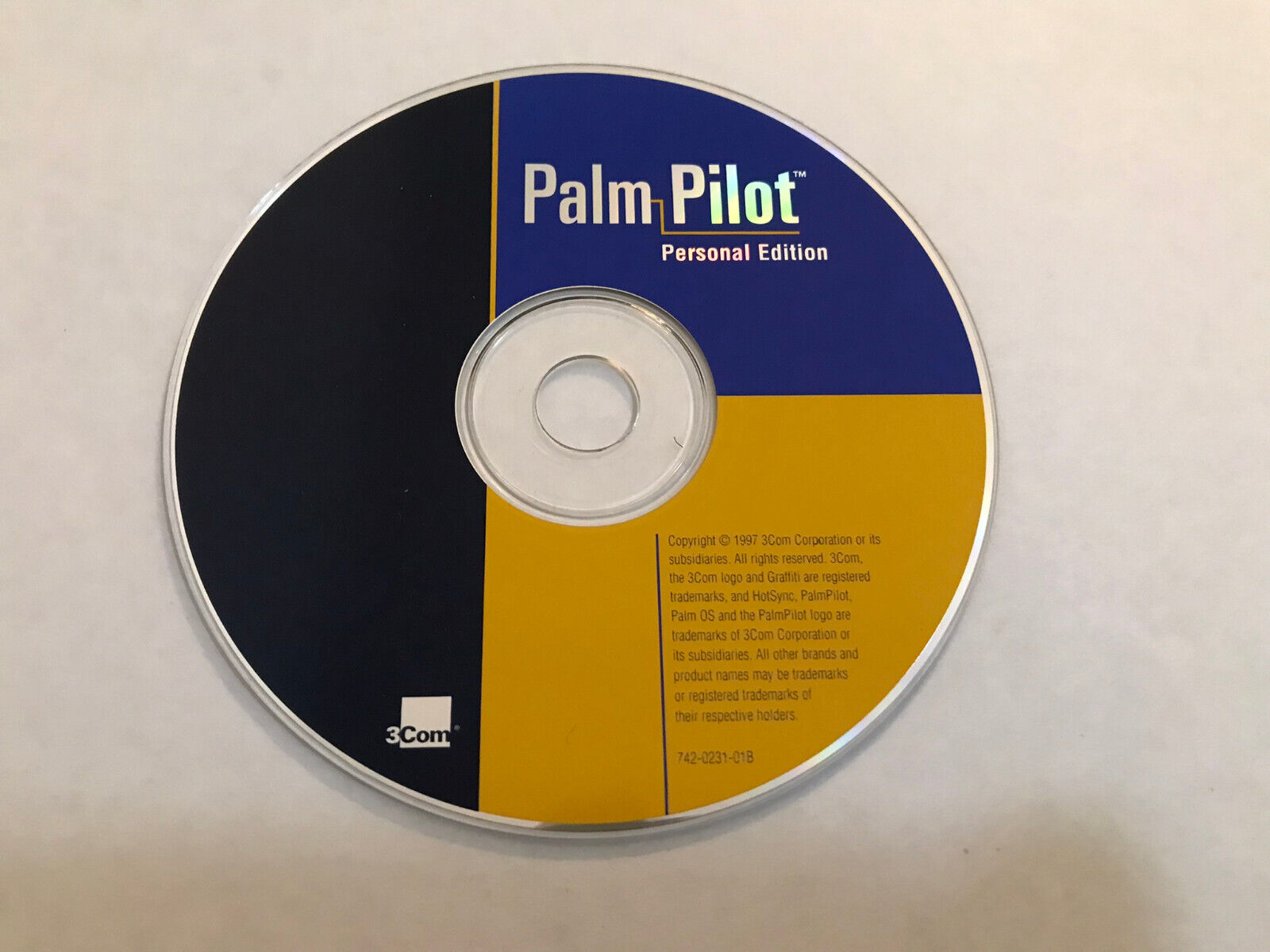 Palm Pilot Personal Edition Software CD 1997 FREE SHIPPING