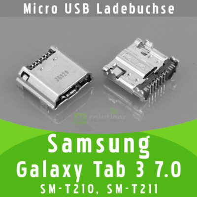 Samsung Galaxy Tab 3 7.0 SM-T210 SM-T211 Micro USB Buchse Ladebuchse Port Socket