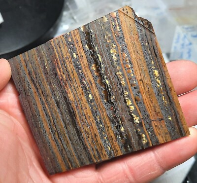  110g PHENOMENAL & LIVELY Tiger Iron Cab Grade Slab 