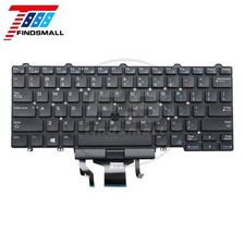 US Backlit Keyboard for Dell Latitude E5450 E5470 E7450 E7470 D19TR w/ Pointer