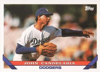 1993 Topps #682 John Candelaria Los Angeles Dodgers
