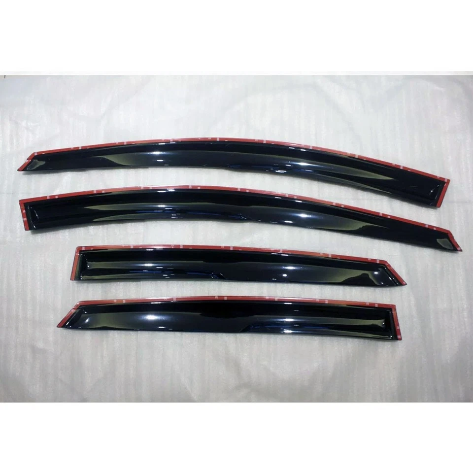 Add-on M Window Visor Sun Rain Guard Vent Deflector For Ford Focus MK3 12-18 Foto 4 de 4