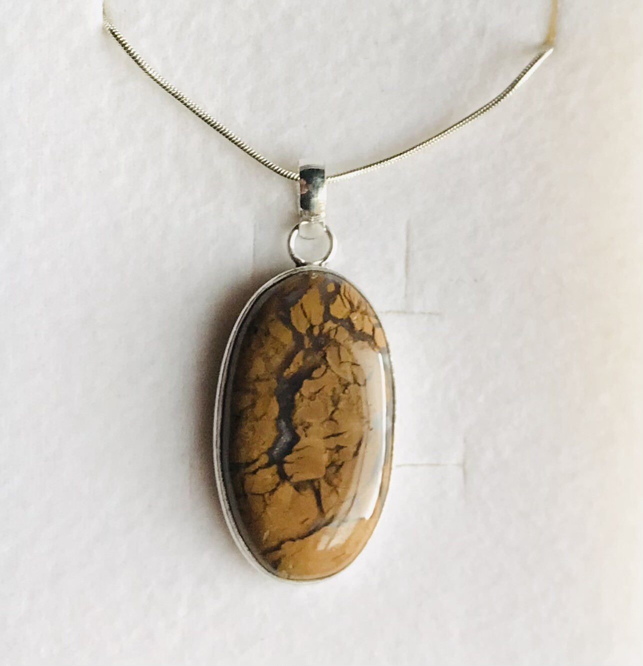 Stunning Rare African Moss 925 Silver Pendant & 925 Silver Chain eBay