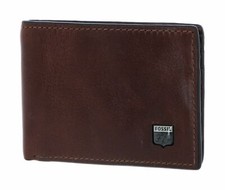 FOSSIL Bifold Wallet Geldbörse Geldbörse Cognac Braun
