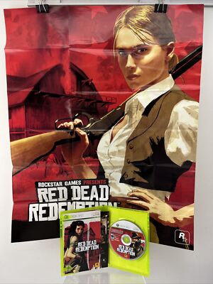 Red Dead Redemption Complete w/Manual Microsoft Xbox 360