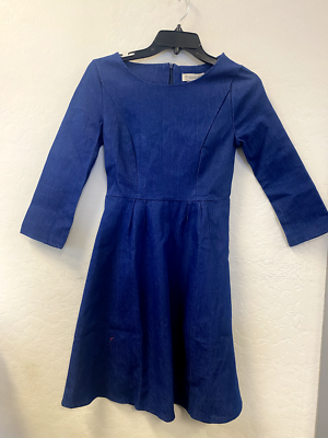 Nordstrom’s Women's Blue Long Sleeve A line Mini Dress size S