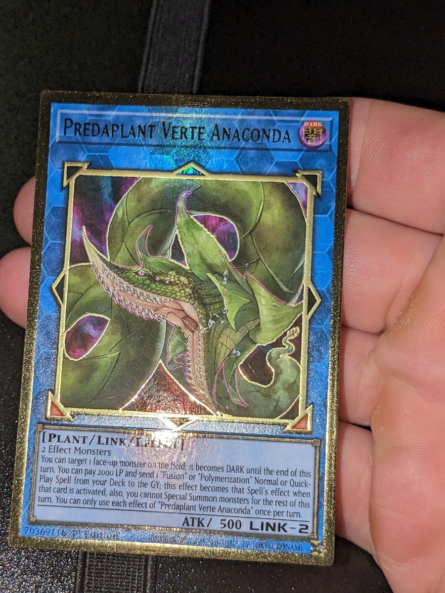 Yu-Gi-Oh! TCG Predaplant Verte Anaconda Maximum Gold: El Dorado