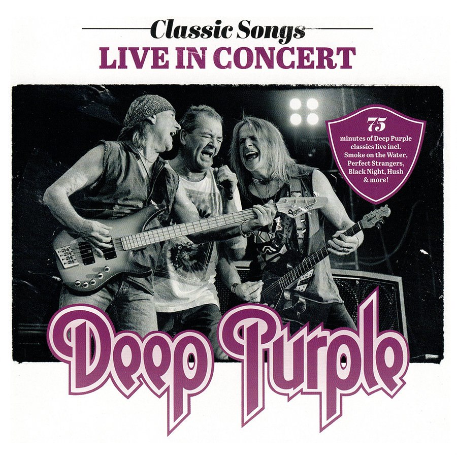 H*A様 ディープ・パープル コンサートCD　DEEP　PURPLE Deep Purple • Classic Songs • Live In Concert CD 2017 Ear Music