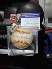 BOB GIBSON SIGNED OFFICIAL NL BASEBALL PSA/DNA AUTHENTICATED STICKER HOF