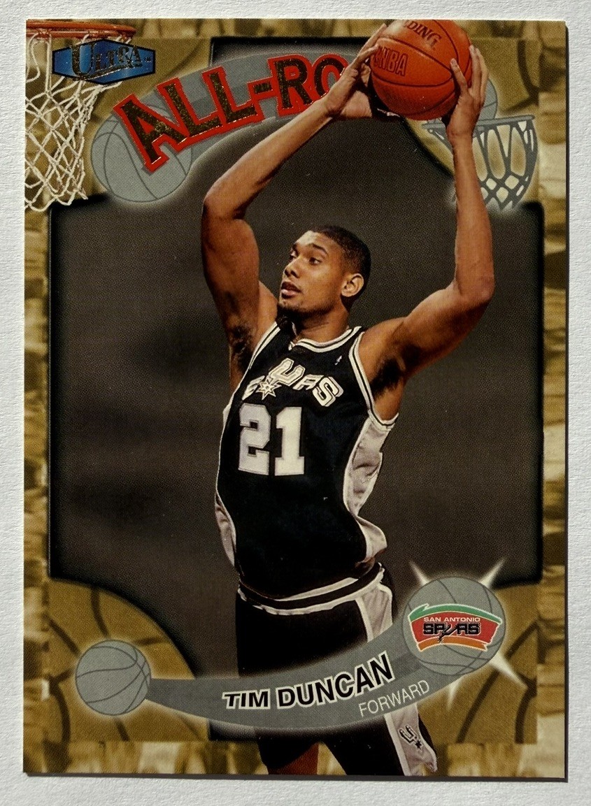 1997-98 Fleer Ultra - All-Rookie Tim Duncan #1 AR (RC)