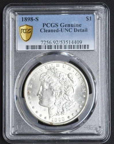 1898-S Morgan Dollar PCGS Genuine UNC Details