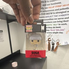 Funko Pocket Pop! BTS Suga Multicolor Vinyl Clip-On Keychain