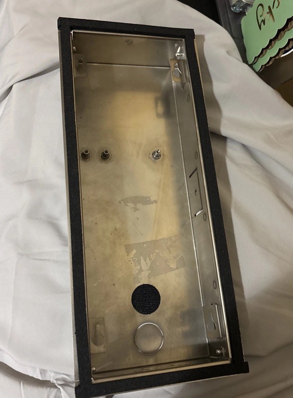 DoorBird Flush-Mounting Housing (Backbox) | stainless steel V2A, brushed