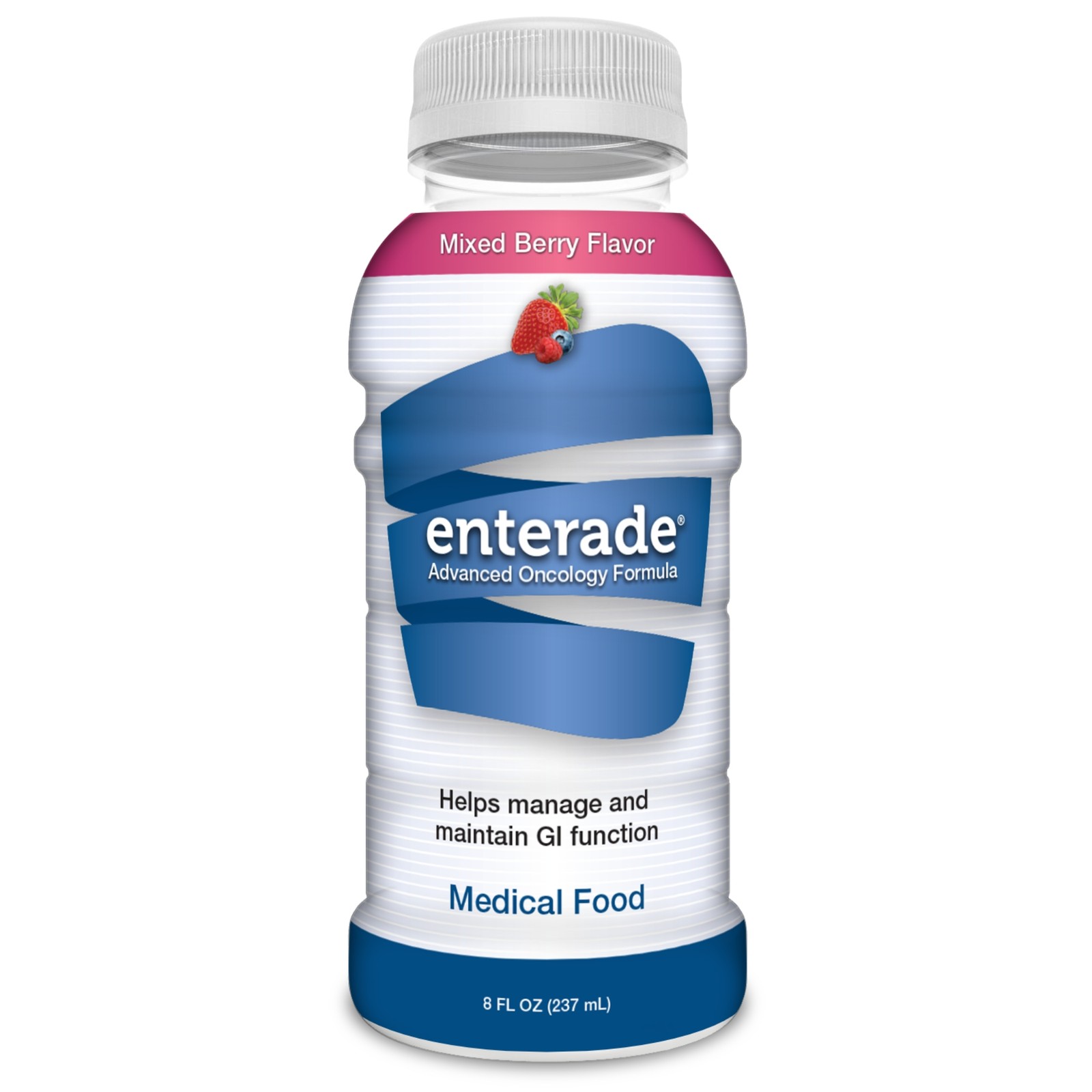enterade Advanced Oncology Oral Supplement Mixed Berry 8 oz Bottle 12 Ct