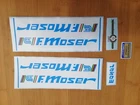 Moser 51.151 Compatible Sticker Kit on White Band Old Decal