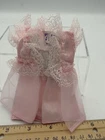 VTG MattelClothing Barbie Fashion Pink Lace Baby Doll 2 Piece Lingerie