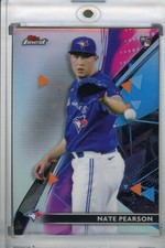 2021 Topps Finest Toronto Blue Jays Nate Pearson Base Refractor