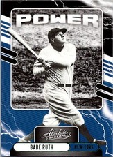2021 Panini Absolute #PO-1 Babe Ruth Power Retail