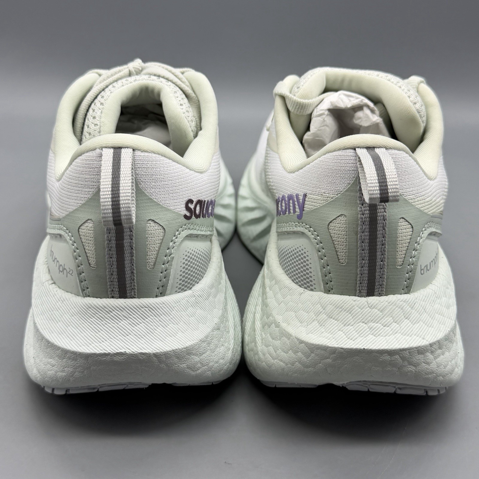 Saucony Triumph 22 Women’s 5.5 White Mint Running Shoes Training Sneakers NWB thumbnail 4