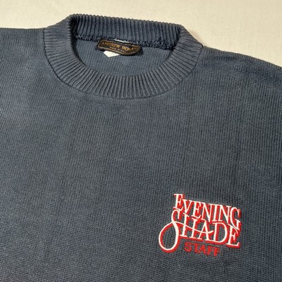 Evening Shade TV Show Sitcom Staff Crew Neck Sweater Men's XL Burt Reynolds USA