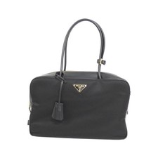 Prada 1Bb131 Tessuto Vitello Shoulder Bag Women Black One Size