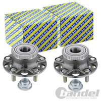 2X Snr RADLAGER-SATZ Hinten Passend FÜR Honda Civic Links+Rechts | R174.70