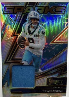 2025 Panini Select - Sparks Bryce Young #SPK-BYG /149 (MEM) Carolina Panthers