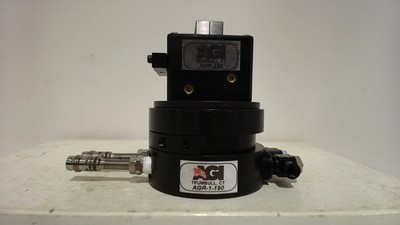 AGI AGR-1-180 Pneumatic Rotary Actuator w AGP-250 Gripper 0-180 Degrees 30-120PS