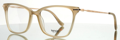 KENSIE Amirite SA Sand Womens Semi Cat Eye Full Rim Eyeglasses 52-16-135 B:41