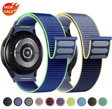 Sport Nylon Watch Band Strap For Samsung Galaxy Watch 4 5 6 7 40mm 44mm 45mm