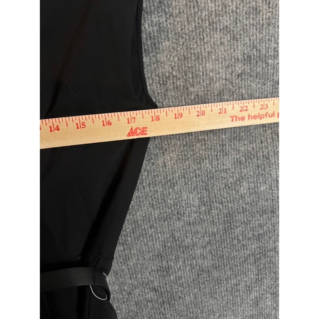 NWT Michael Michael Kors Black Cowl Neck Belted Sheath Dress MU38B49WH1 Size 6 thumbnail 8