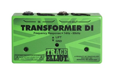 Trace Elliot  Transformer DI Pedal   Passive Direct Injection Box for Bass Guit.