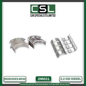 Mercedes-Benz OM651 main bearing set piston set oil pump overhaul 2.2CDI