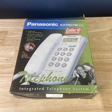 PANASONIC KX-TSC7W White Telephone System Caller Id