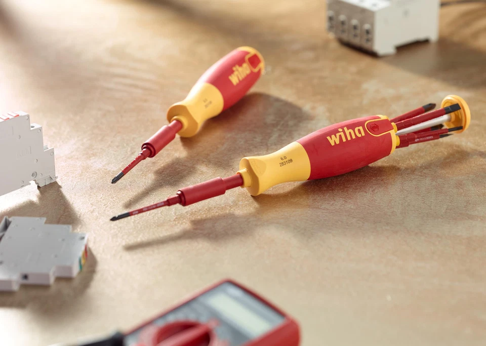 Wiha 28393 Insulated SlimLine Screwdriver Set 7 Piece Precision Tool Kit - Image 3 of 4