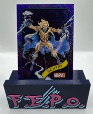 2025 Topps Chrome Marvel Purple Shimmer Refractor Sentry 65/75 #168