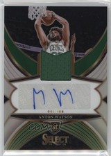 2024-25 Panini Select Rookie Jersey Auto /199 Anton Watson #RJA-WAT Auto 1o2