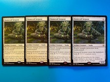 MTG 4x Stonecoil Serpent # 235 Throne of Eldraine Magic the Gathering x4 NM