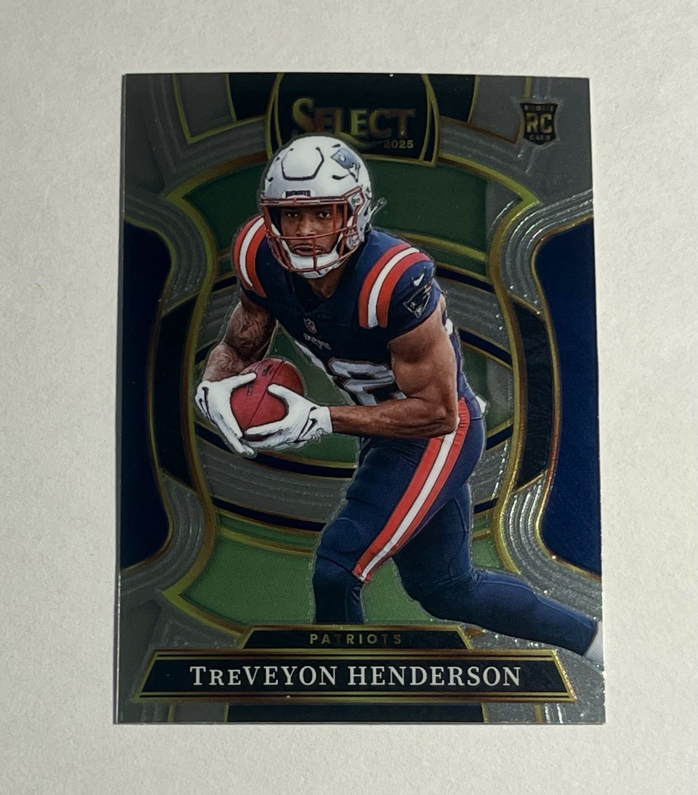 2025 Panini Select TreVeyon Henderson Concourse RC #78 New England Patriots