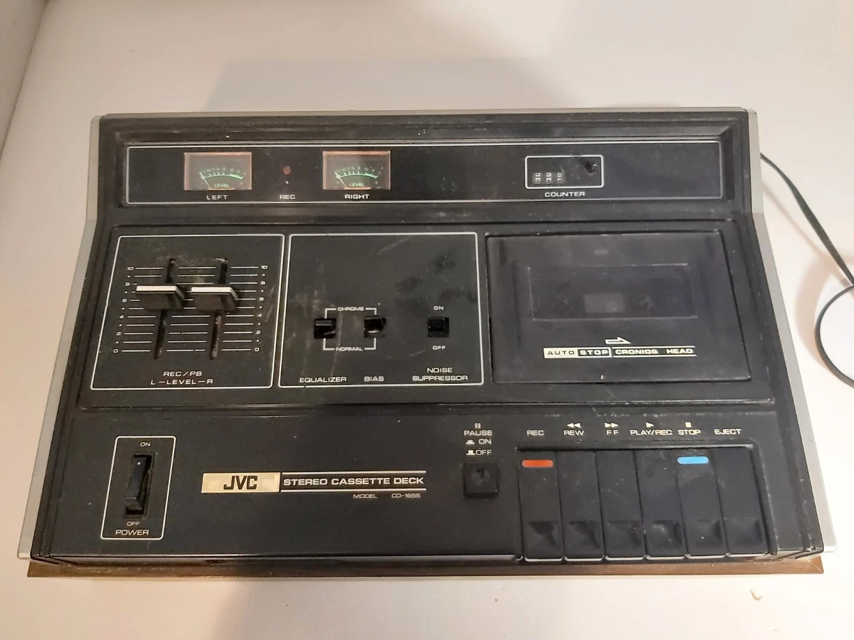 Lecteur 8 Pistes JVC Nivico CM-4715 – Vintage Grain De Bois – Pour Pièces / Non Testé