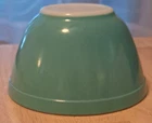 Vintage Pyrex Glass 401 Nesting Mixing Bowl Aqua Blue USA 1.5 Pint Turquoise