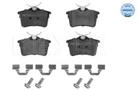 Meyle Bremsbelagsatz, Scheibenbremse 025 247 6516/W FüR CitroËN Peugeot